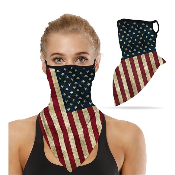None Accessories - 🔥3/$20🔥Neck Gaiter American Flag Face Mask Scarf